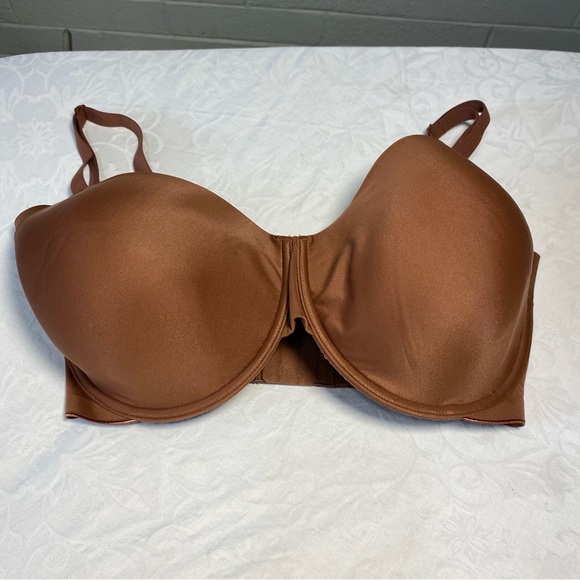 REVEAL Low-Key Side Smoothing T-Shirt Bra Bare Necessities 36G Nude Coco Brown - Picture 7 of 11